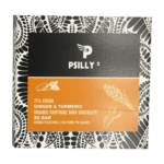 Psilly - Dark Chocolate Bar - Ginger & Turmeric | Magic Mushroom Dispensary Canada