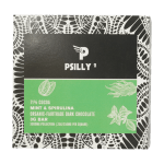 Psilly - Dark Chocolate Bar - Mint & Spirulina | Magic Mushroom Dispensary Canada