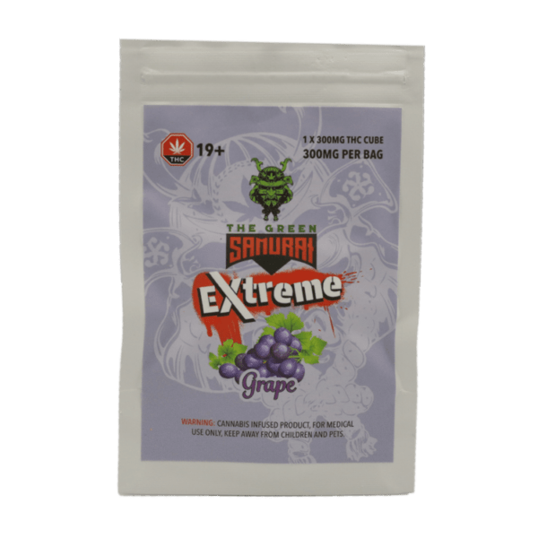 Green Samurai Extreme - Grape Gummy 300mg THC | Magic Mushroom Dispensary Canada