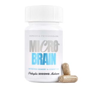 Euphoria Psychedelics – Micro Brain Capsules - (100mg X 20 Capsules) | Magic Mushroom Dispensary Canada