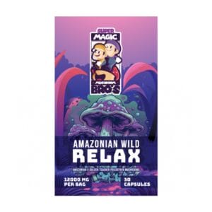 Super Magic Mushroom Bro’s - Amazonian Wild RELAX - 400MG Capsules | Magic Mushroom Dispensary Canada