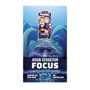 Super Magic Mushroom Bro’s - Asian Sensation FOCUS - 400MG Capsules | Magic Mushroom Dispensary Canada